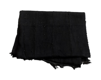 Black Mudcloth Bogolan Fabric
