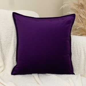 Aubergine throw pillows online