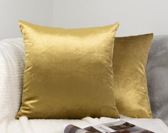 yellow gold throw pillows