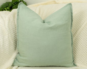 mint green pillow covers