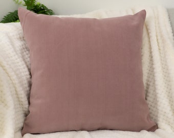 Funda de cojín rosa oscuro de terciopelo de lujo, funda de cojín, funda de sofá, decoración del hogar