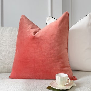 Samt Dusty Pink Kissenbezug Altrosa Kissenbezug Home Decor Dekokissen (Alle Größen)