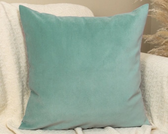 Mint green pillow hot sale