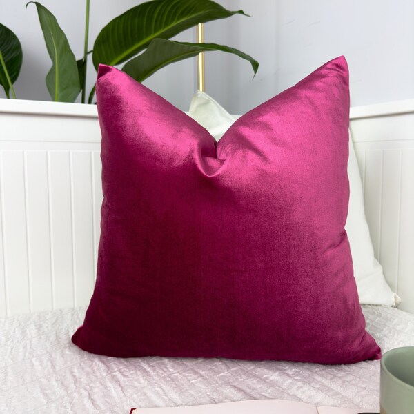 Fuchsia Pillow Etsy