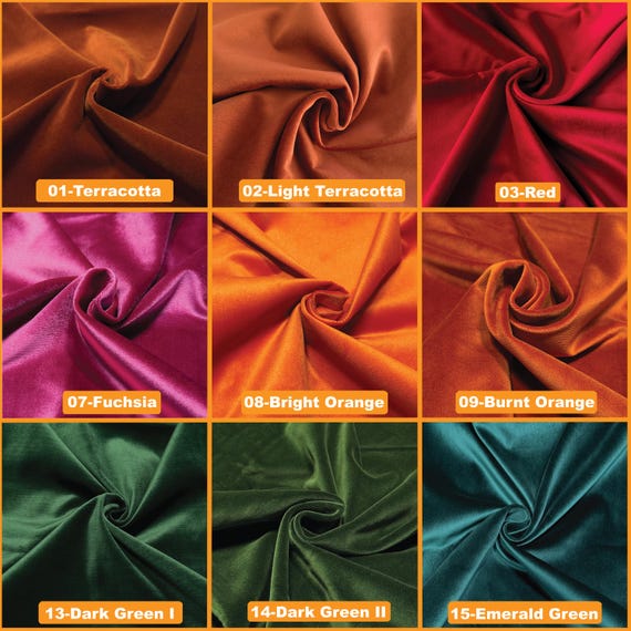 Premium Upholstery Velvet Fabric By Yard 140cm Wide