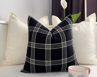 Cotton Striped Cushion Cover Scatter Home Decor Striped Pillow Cover (All Sizes)