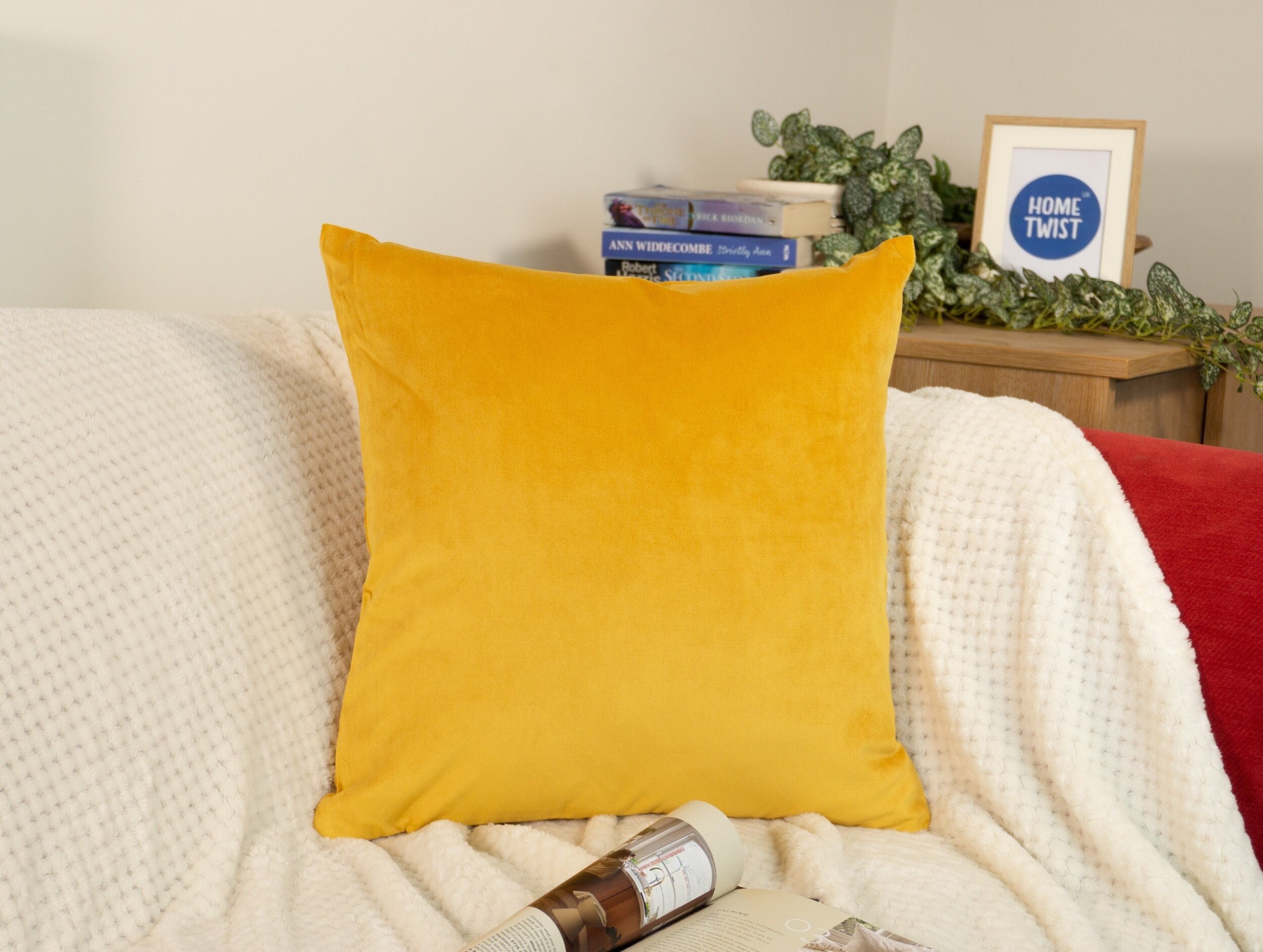 Orange and yellow cushions hot sale