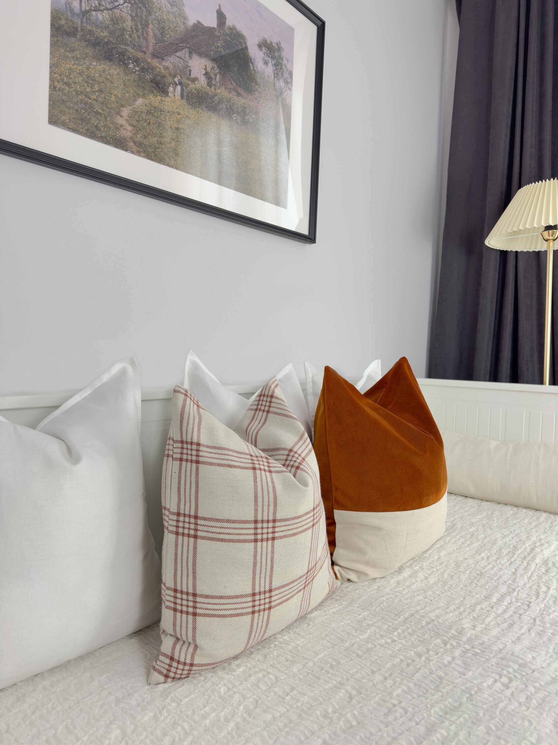 VAKADO Copricuscini Velluto Arancione 45x45cm Fodere Per Cuscini Decorativi Quadrati Morbidi Decorazioni Per La Casa Per Divano Camera Da Letto Set Di 2 - Foto 7