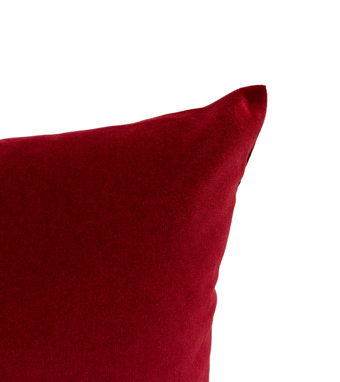 Luxury Wine Red Velvet Cushion Cover Wine Red Throw Pillow Etsy UK