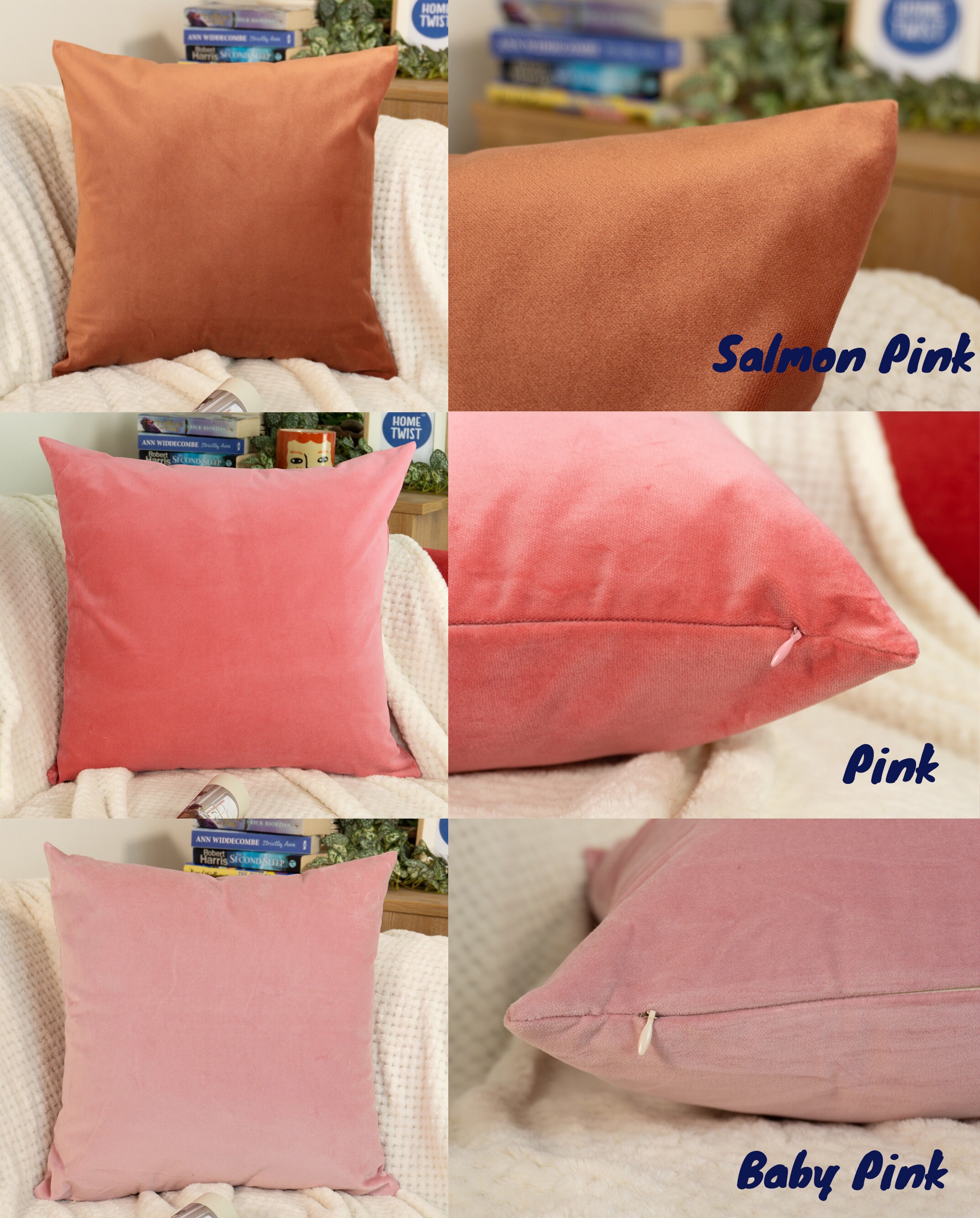 Luxury Velvet Cushion Covers Turkish Woven Plush Velvet Etsy UK