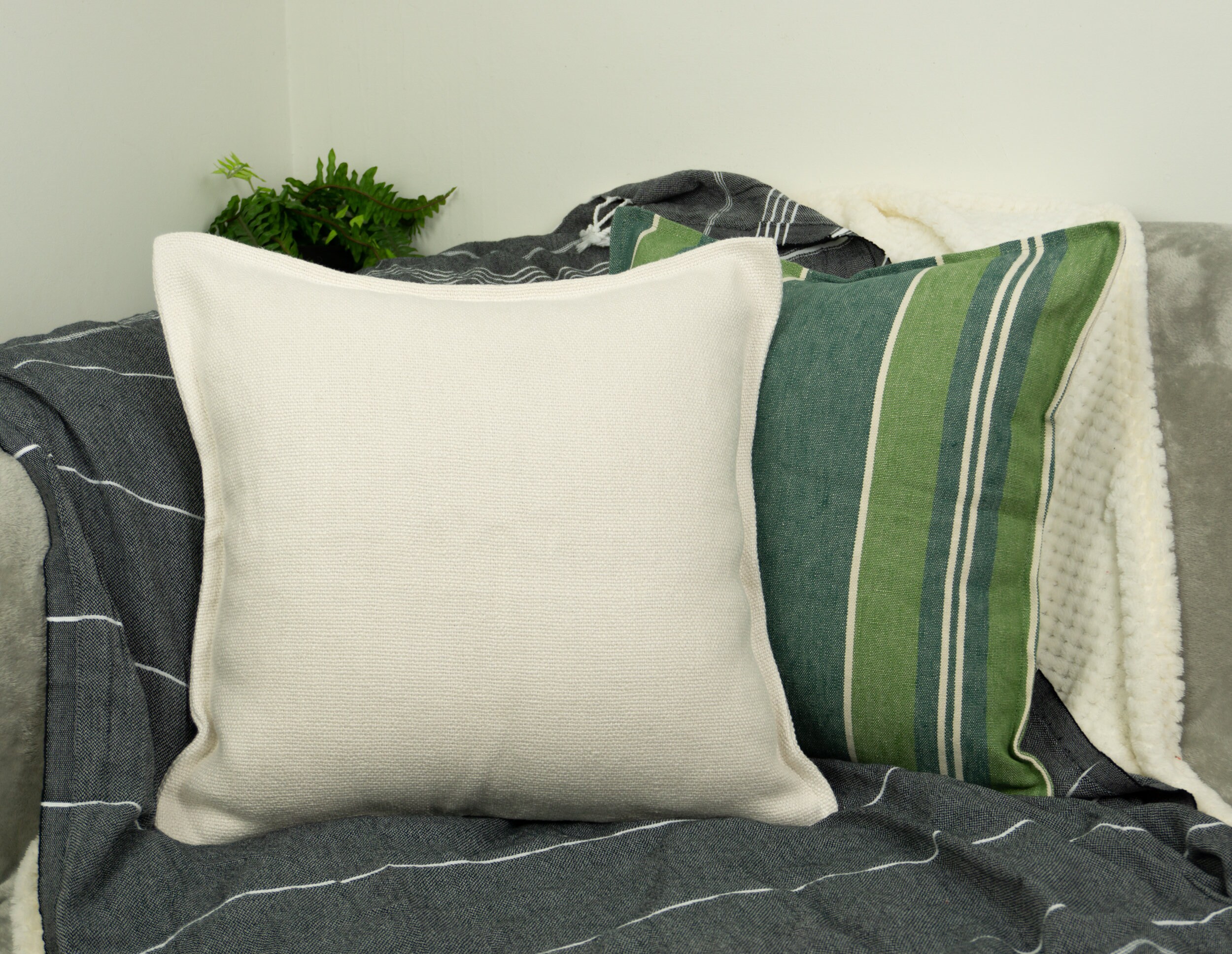 100 Cotton Linen Cream Cushion Covers I Kilim Pillowcase Home Etsy