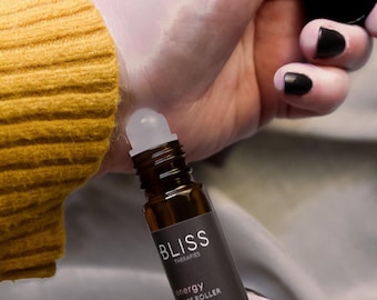 Pulse Point Roller with Coconut + Essential Oils for On The Go Aromatherapy Inhalation & Precision Application