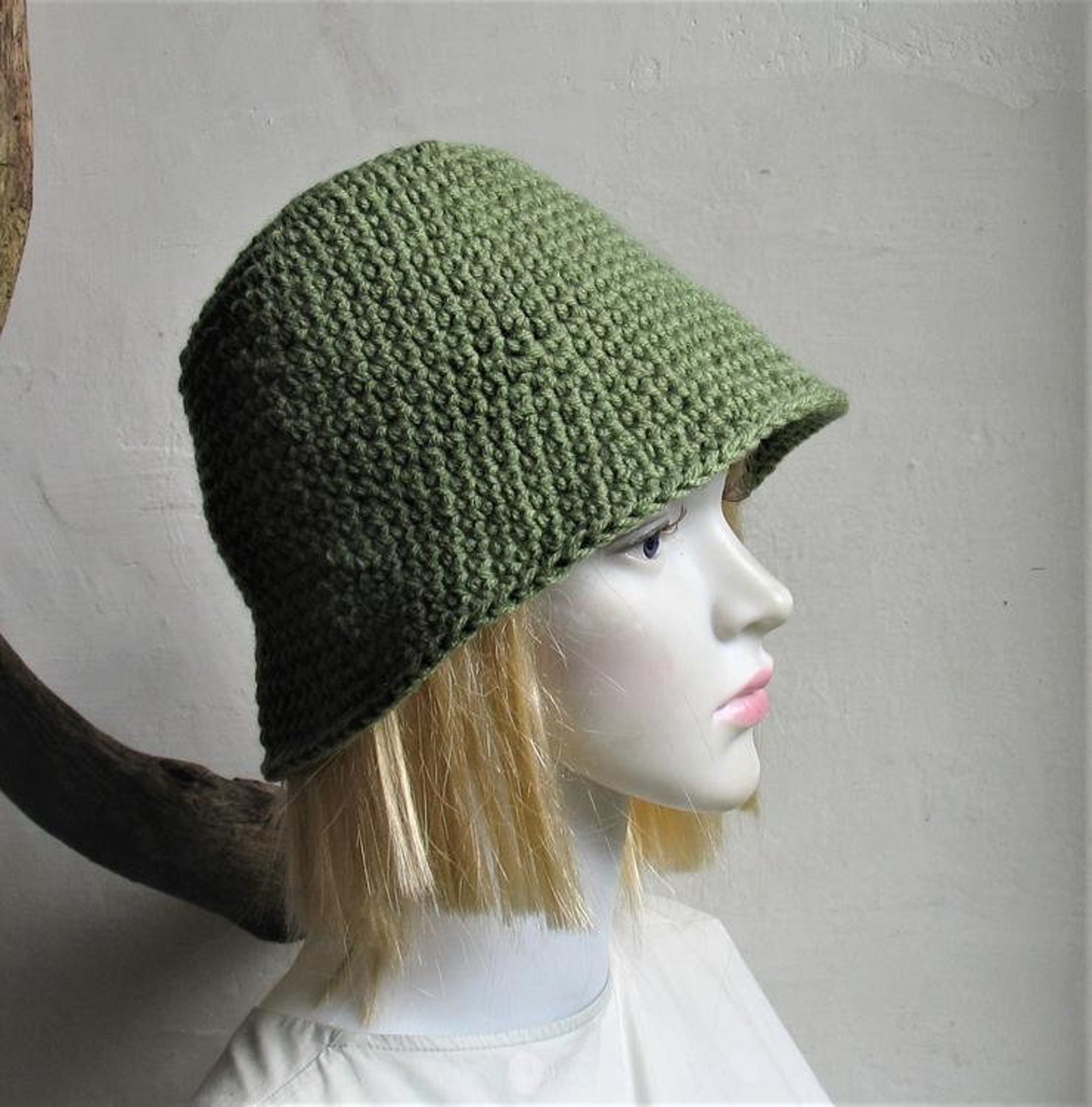 Crochet Bucket Hat Crochet Hat For Dreadlocks Brimmed hat Etsy