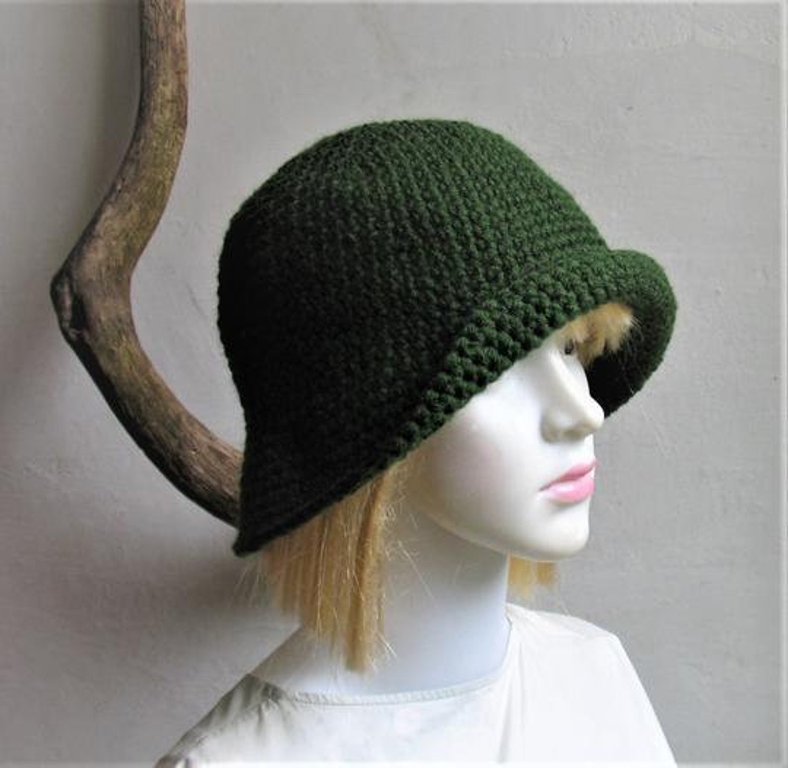 Crochet Bucket Hat For Dreads Dreadlocks Bucket Hat LARGE Hat Etsy