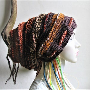 Dzianinowe damskie męskie opaski na głowę Tube Dreads Wrap Dread Sock Dreadlock Beanie