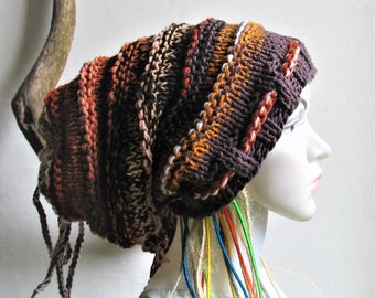 Knit Women Men Headbands Tube Dreads Wrap Dread Sock Dreadlock Beanie