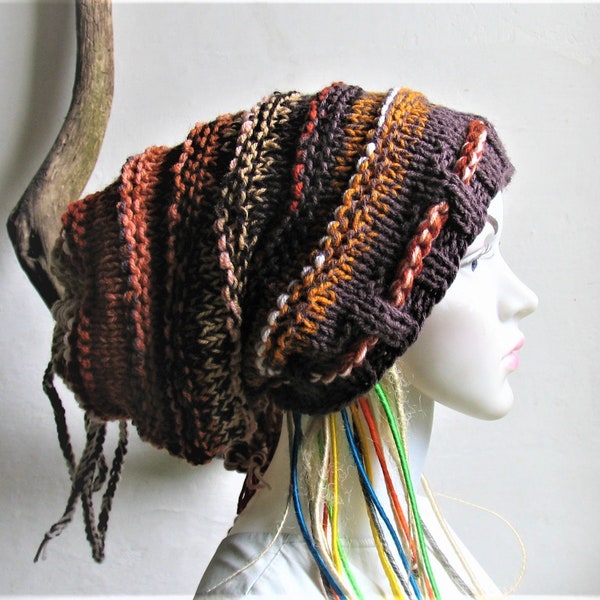 Gebreide dames heren hoofdbanden Tube Dreads Wrap Dread Sock Dreadlock Beanie