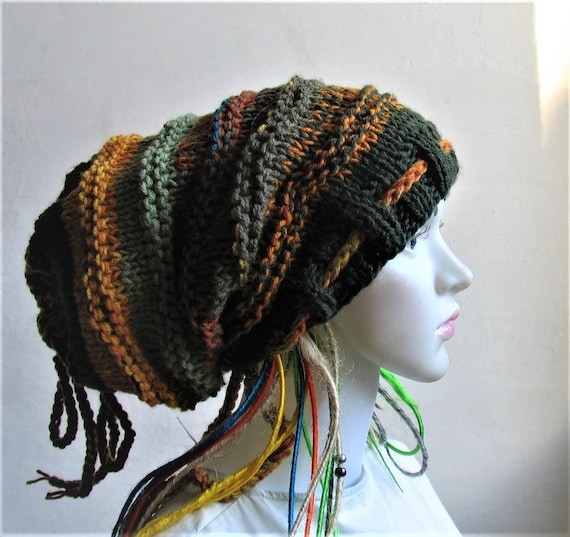 Knit Women Men Headbands Tube Dreads 