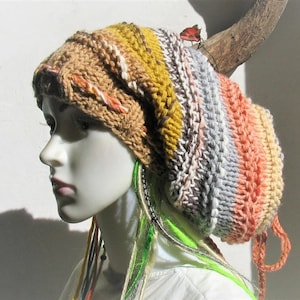 Knit Men Woman Dreads Long Tube Hat Knit Women Men Headbands Tube Dreads Wrap Dread Sock Dreadlock Beanie