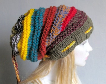 Knit Women Men Headband Dreads Tube Wraps