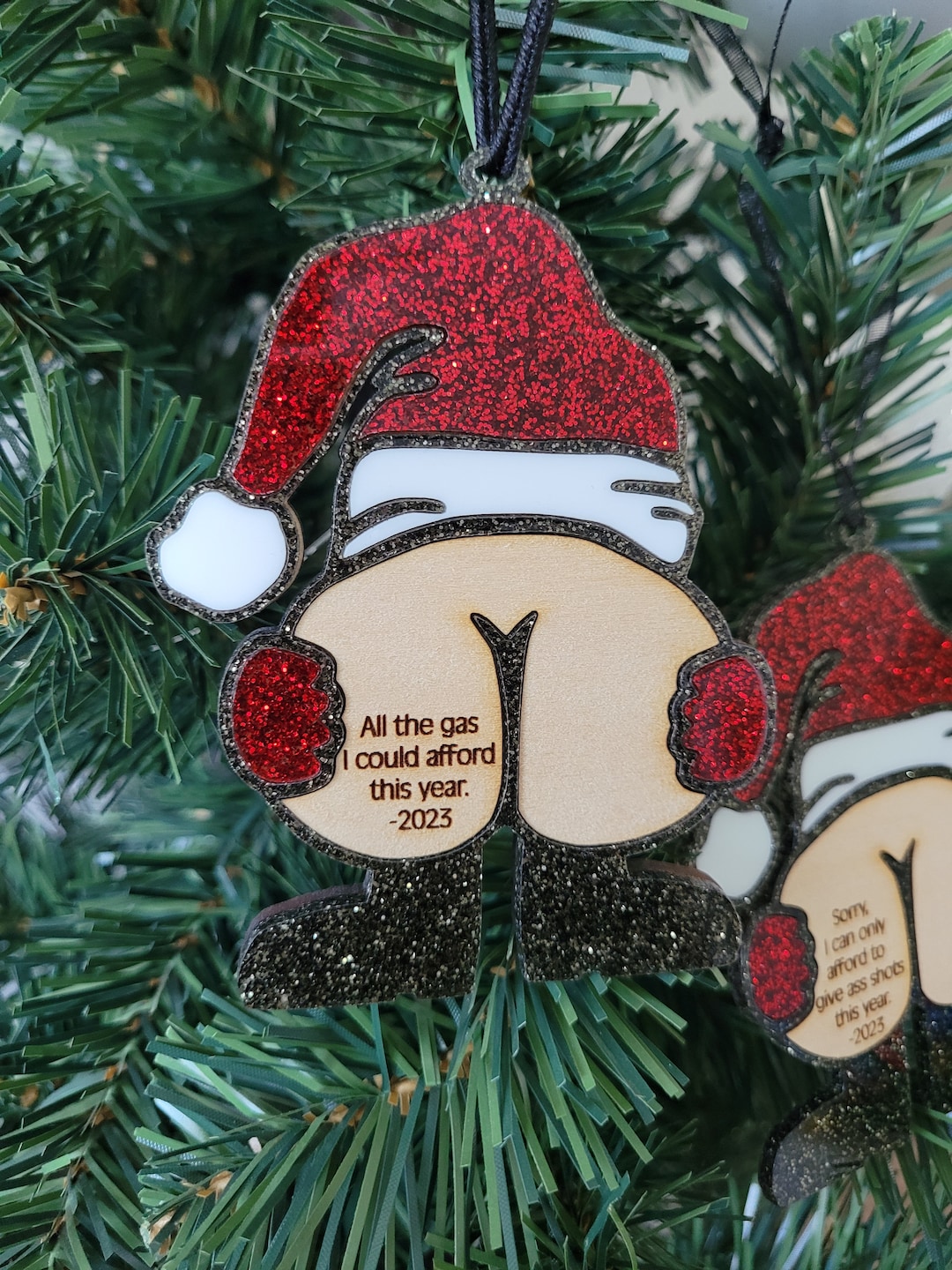 2024 Funny White Elephant Party Gift Gag Gift Christmas Ornament High