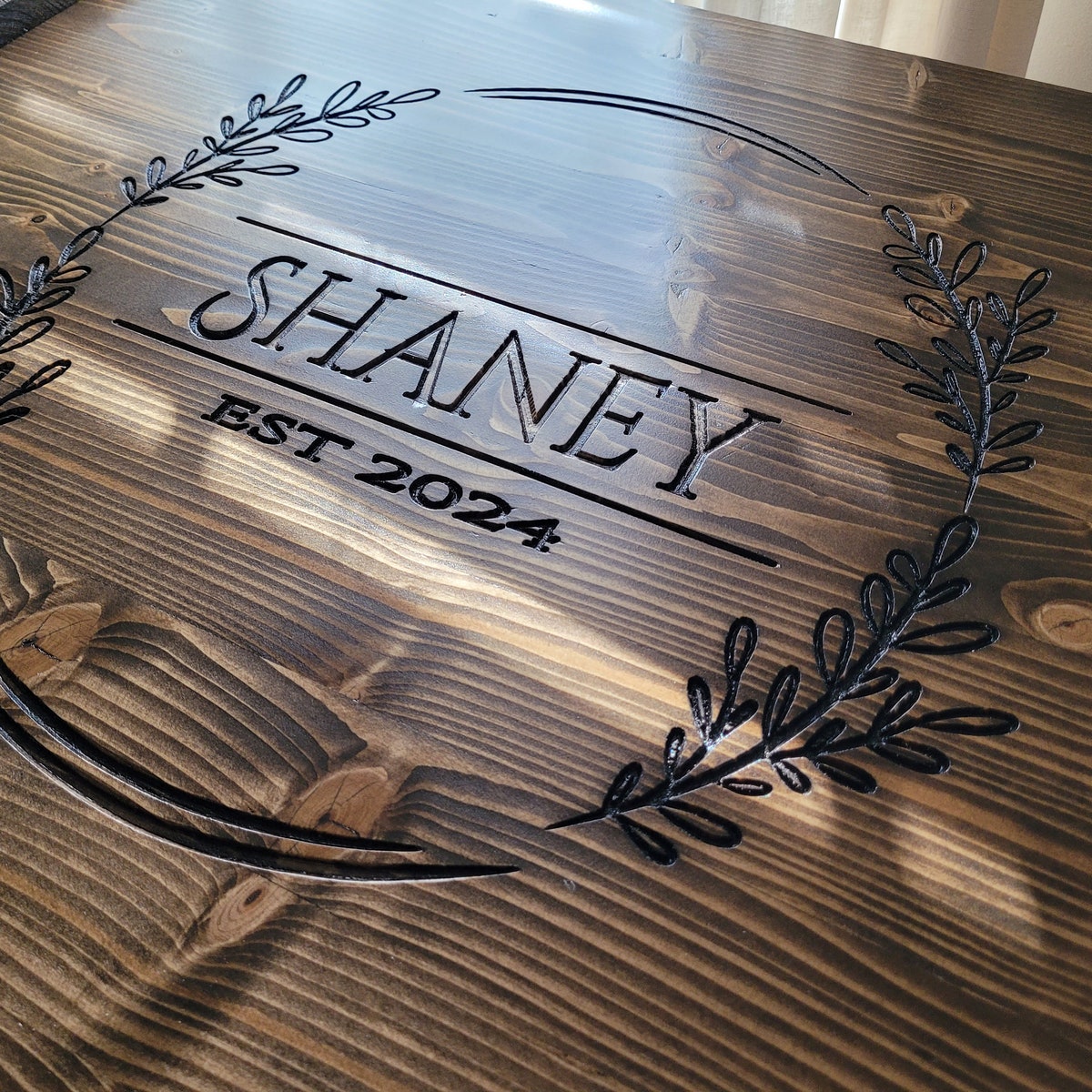 Handmade Stove Top Cover Noodle Board Engraved Stovetop Cover Flower Wreath Design Custom Gifts Wood Stovetop Cover Wood Noodle Board - Etsy