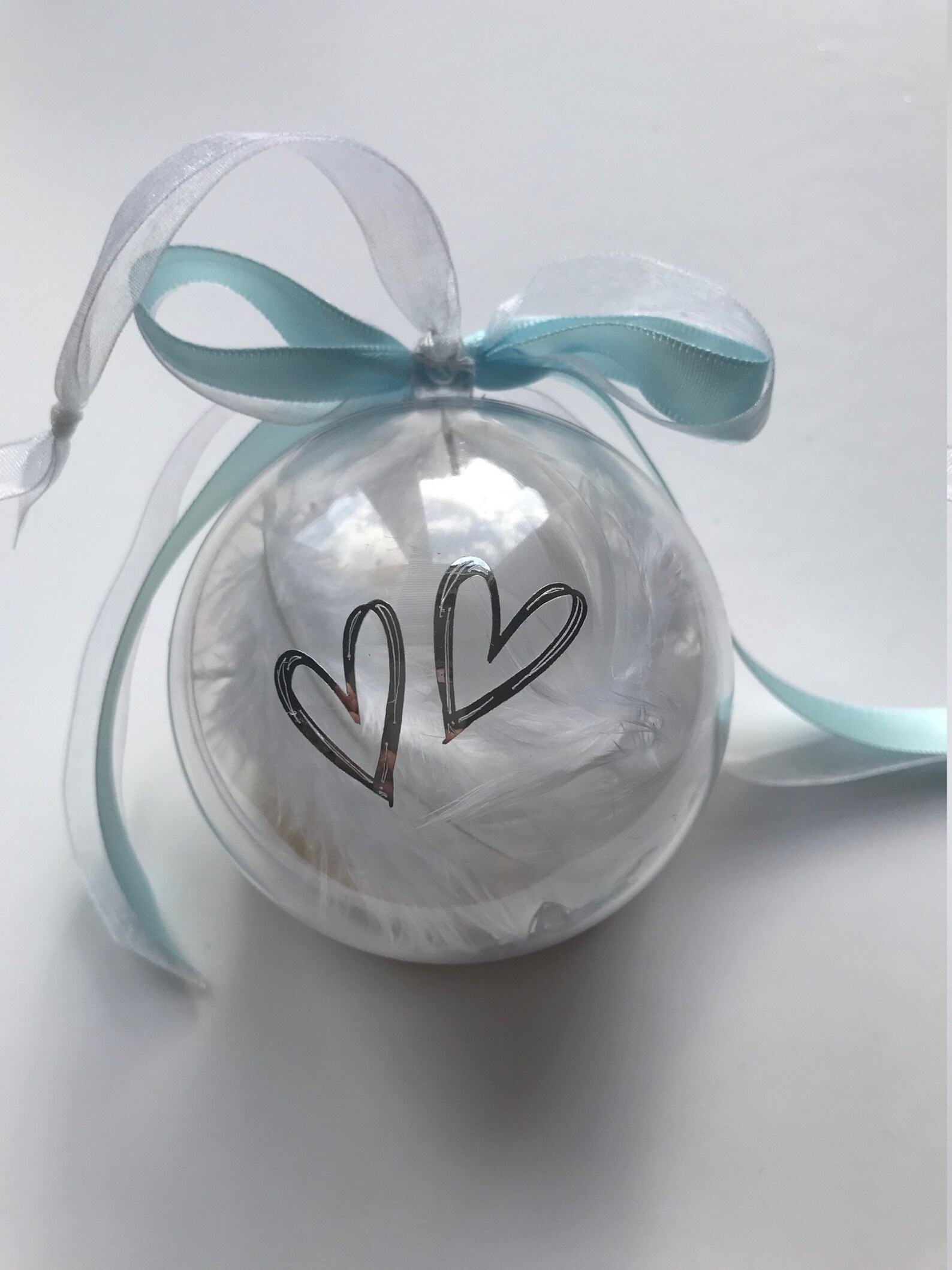 Memorial Gift Christmas Decorations Gift Feather Filled | Etsy UK