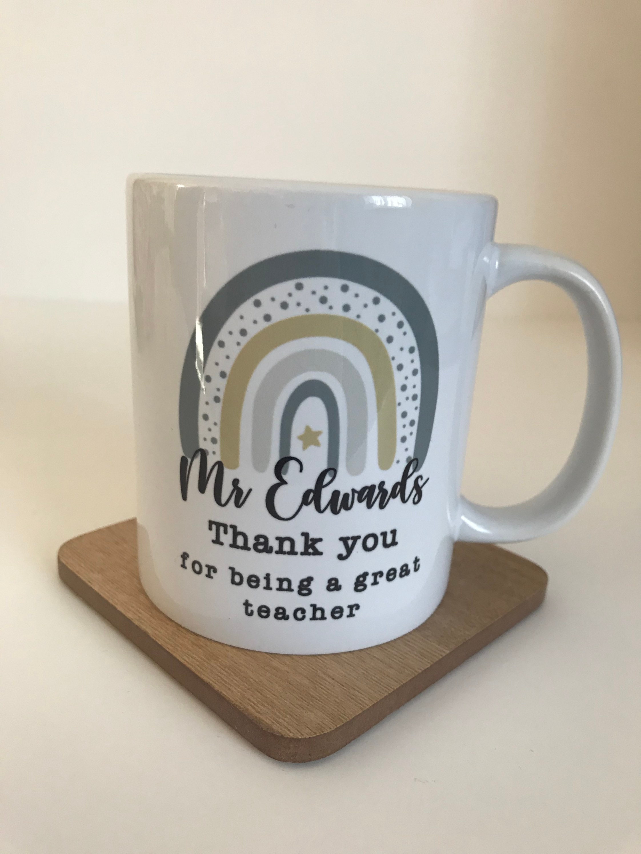 Personalised Teacher Mug Thank You Teacher Cup Appreciation Etsy Ireland