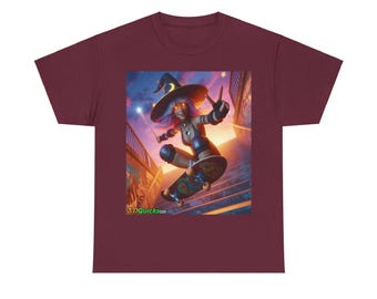 Wizard Skate Chick T-Shirt #115