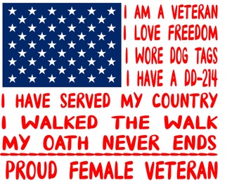 Download Female Veteran Svg Etsy