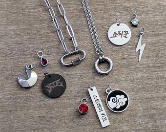 Create Your Own Stray Kids Inspired Charm Necklace
