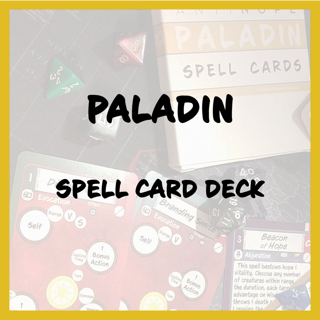 Printable 5e Spell Cards