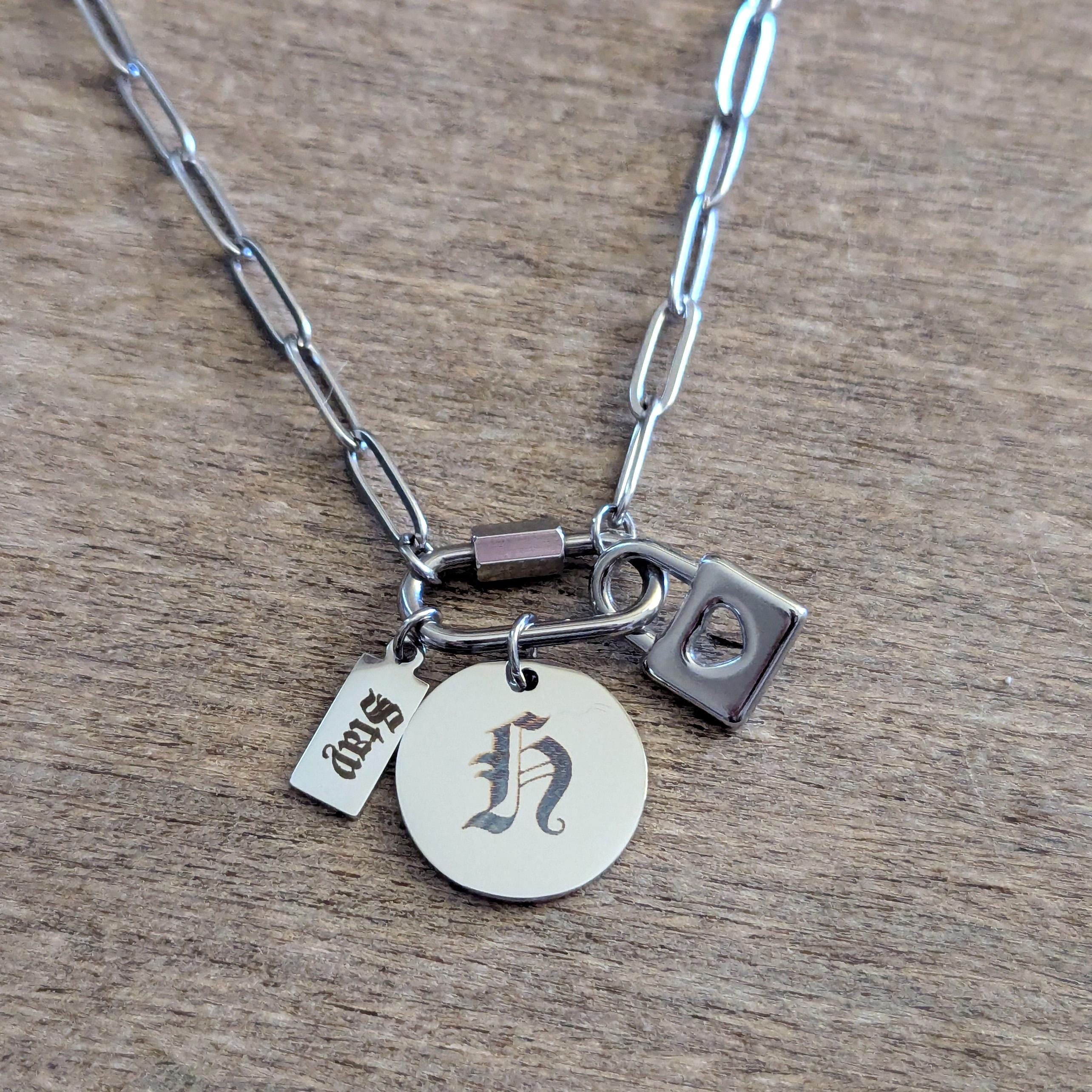 NECKLACE by Hyunjin シルバー Silver Curb Chain Necklace | Hyunjin - Stray Kids - Fashion Chingu
