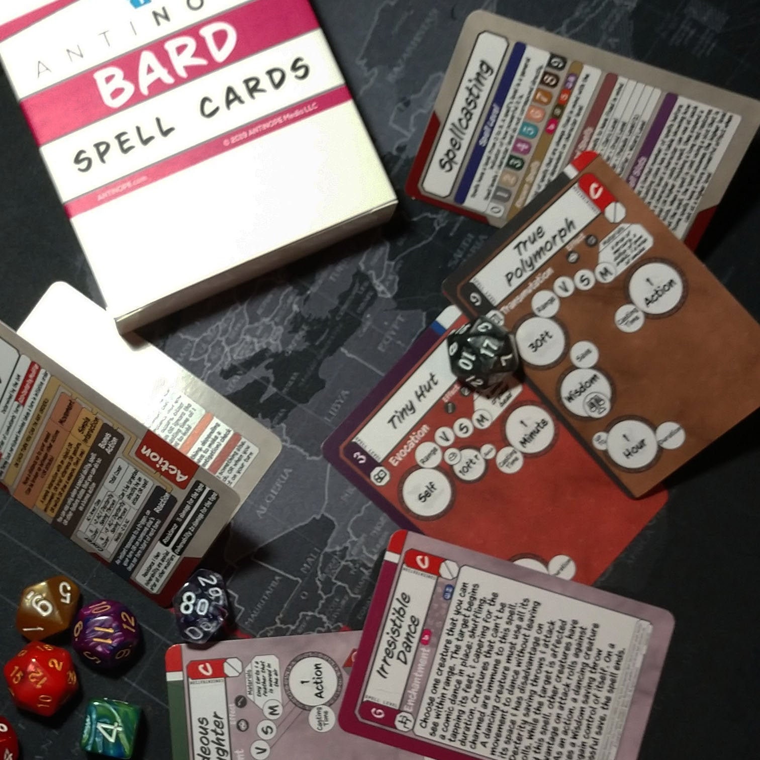 Bard Spell Card Packs | Etsy