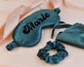 Personalized sleep eye mask bridesmaid gifts, bridal shower party gift, bridal party bridesmaid gifts silk eye mask