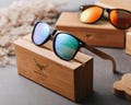 Custom Engraved Wooden Sunglasses, Personalized Groomsmen Gift Set, Trendy Best Man Proposal Idea, Unique Sunglasses Gift for Him product logo