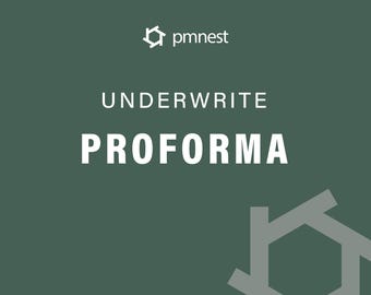 Real Estate Proforma & Underwriting