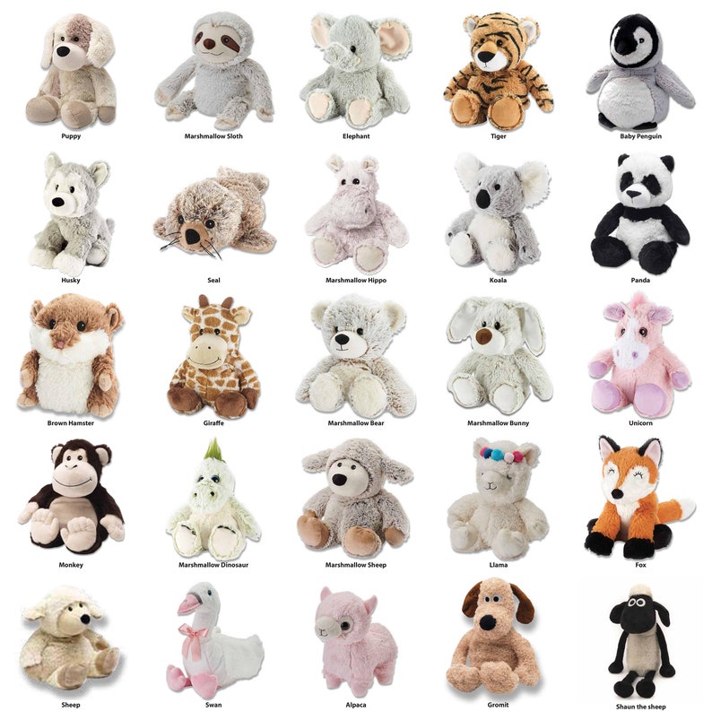 scented microwavable stuffed animals