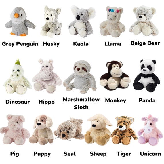 These Stuffed Animals Heat Up in the Microwave and Smell like Lavender