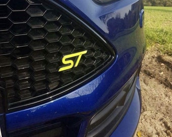 Focus ST MK3 gel emblems inlay front + rear free choice of color