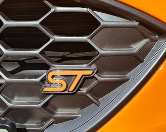 2x Ford Focus ST MK4 3D ST Logos Inlays in desired color