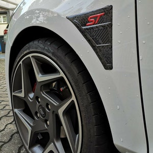 2x Ford Fiesta MK7 Sidewings fender 3D gel emblems