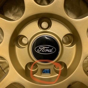 Ford Focus RS MK2 3D gel emblems inlays rims logos