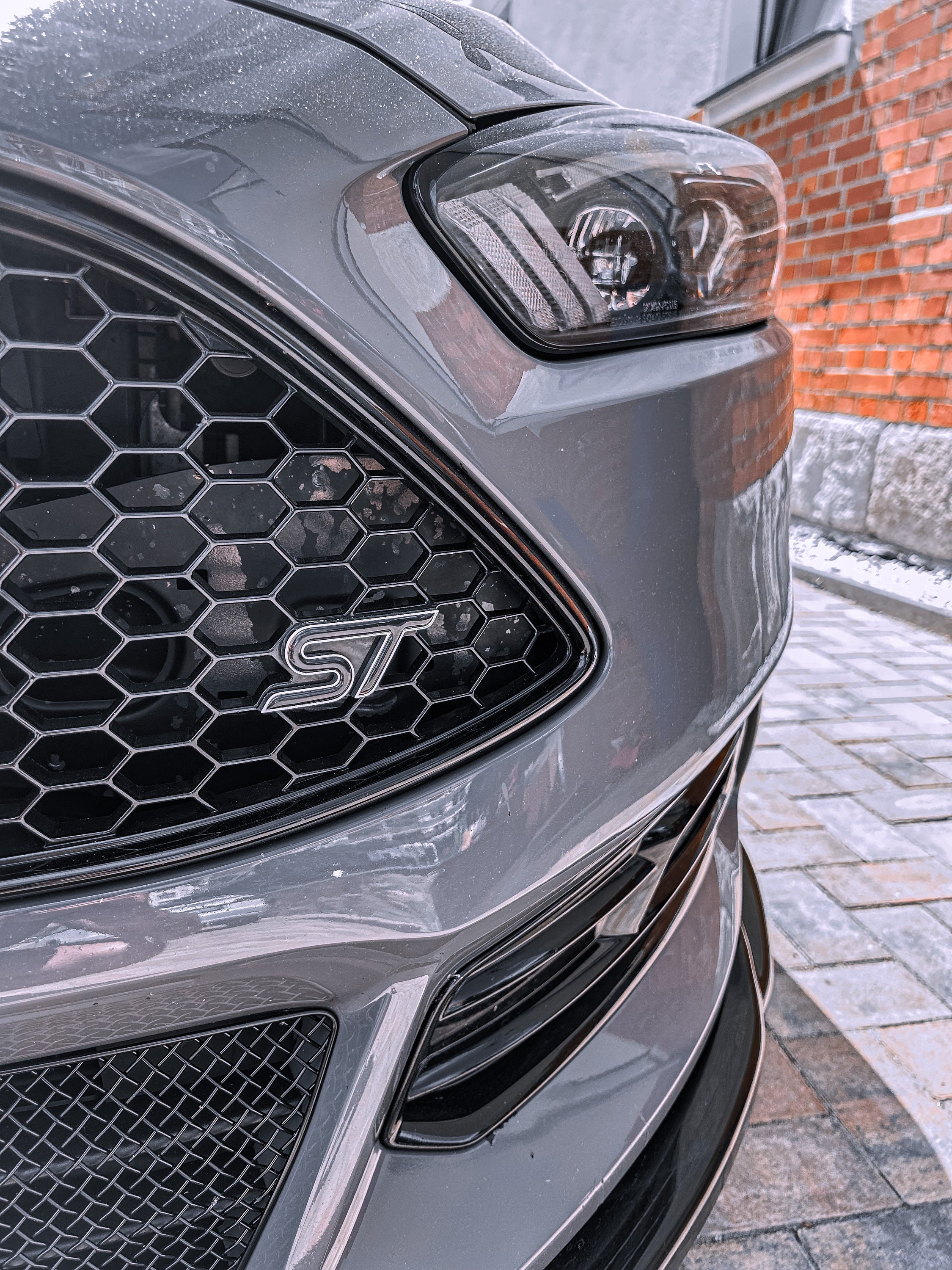 Ford Focus ST MK2 MK3Gel Gewölbt Emblem Overlays Vorne Hinten