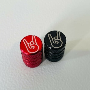 Valve caps with individual logo - laser engraving