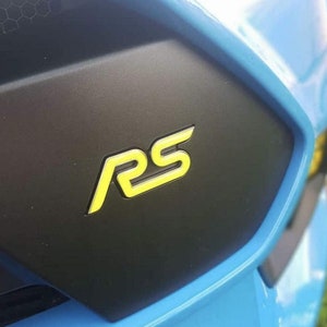Focus RS MK3 3D Gel Emblems Inlay Front+Rear free color choice