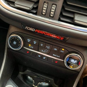 Ford Fiesta 3D Cover Center Console Ford Performance Emblem