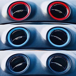 Mondeo MK4 and Fiesta - Colored air vent rings emblems