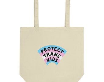 Protect Trans Kids Tote Bag