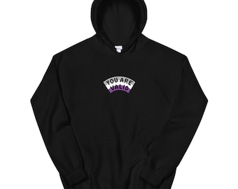 Asexual You Are Valid Hoodie